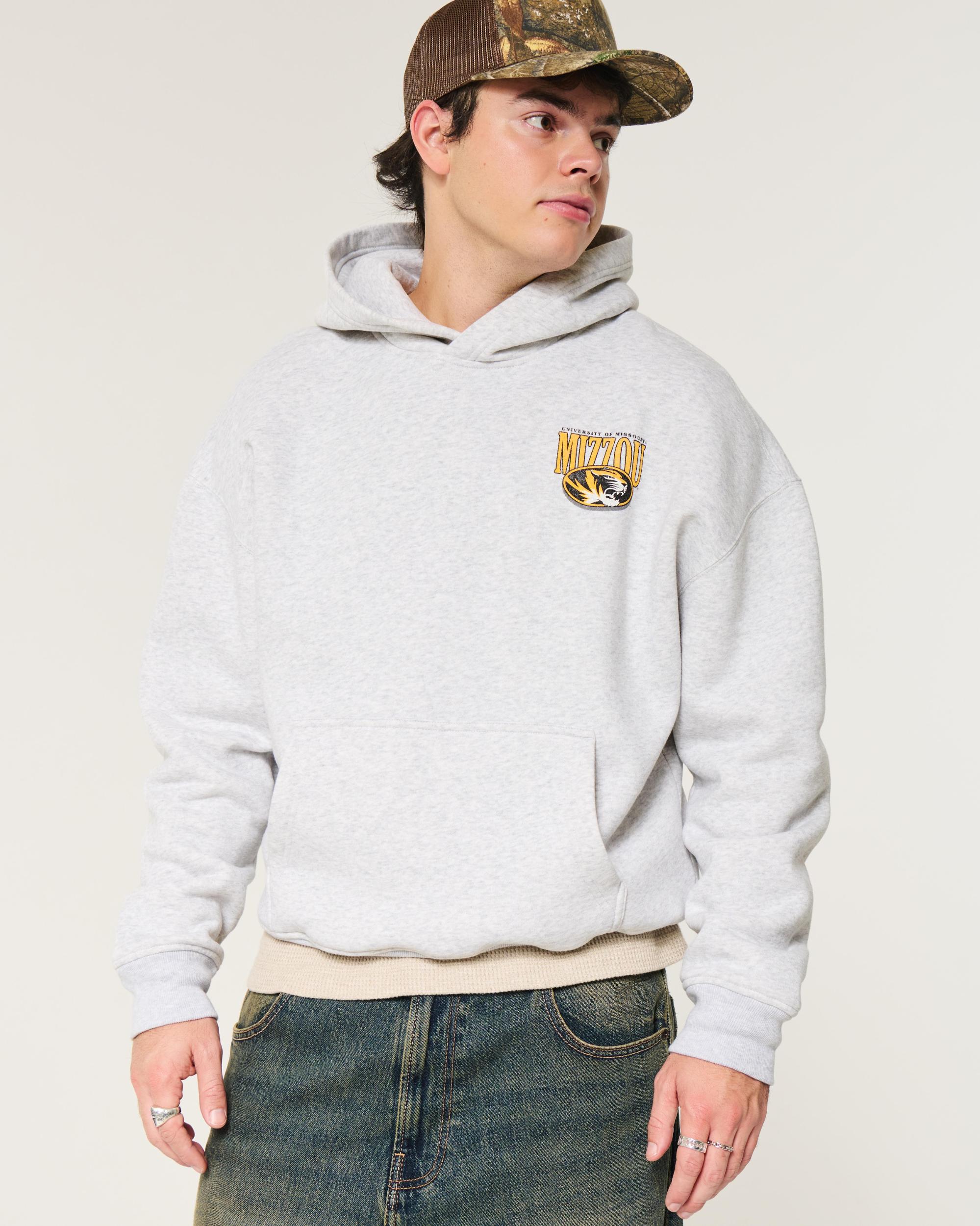 Boxy UConn Graphic Hoodie Product Image