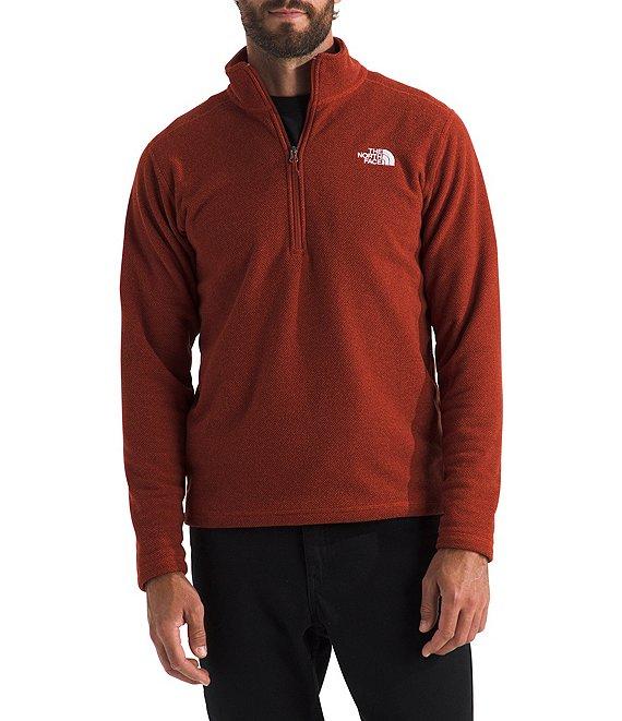 The North Face Textured Cap Rock Long Sleeve 1/4 Zip Pullover Product Image