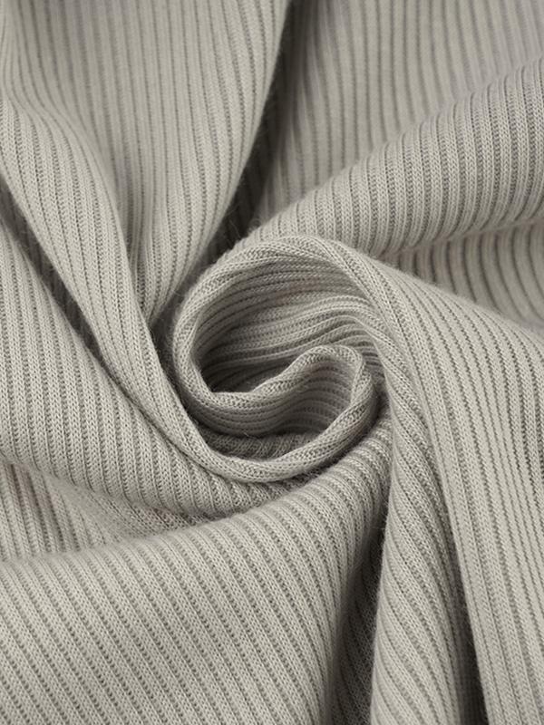 Vintage Abstract Print Slim Long Sleeve Knit Product Image