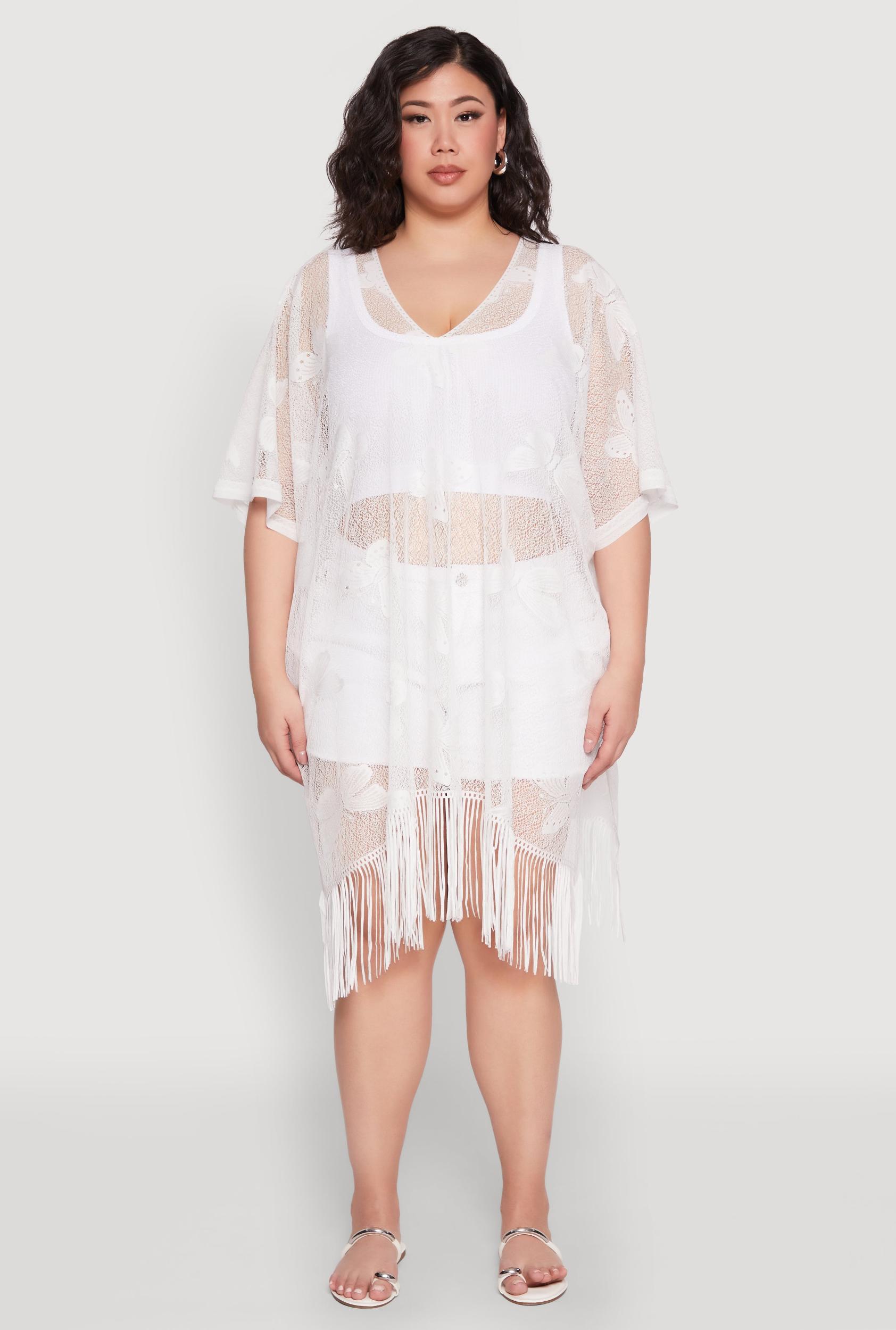 Butterfly Fringe Swim Cover Up Female Product Image