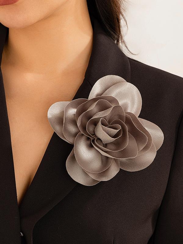 Three-Dimensional Flower Brooch Accessories Product Image