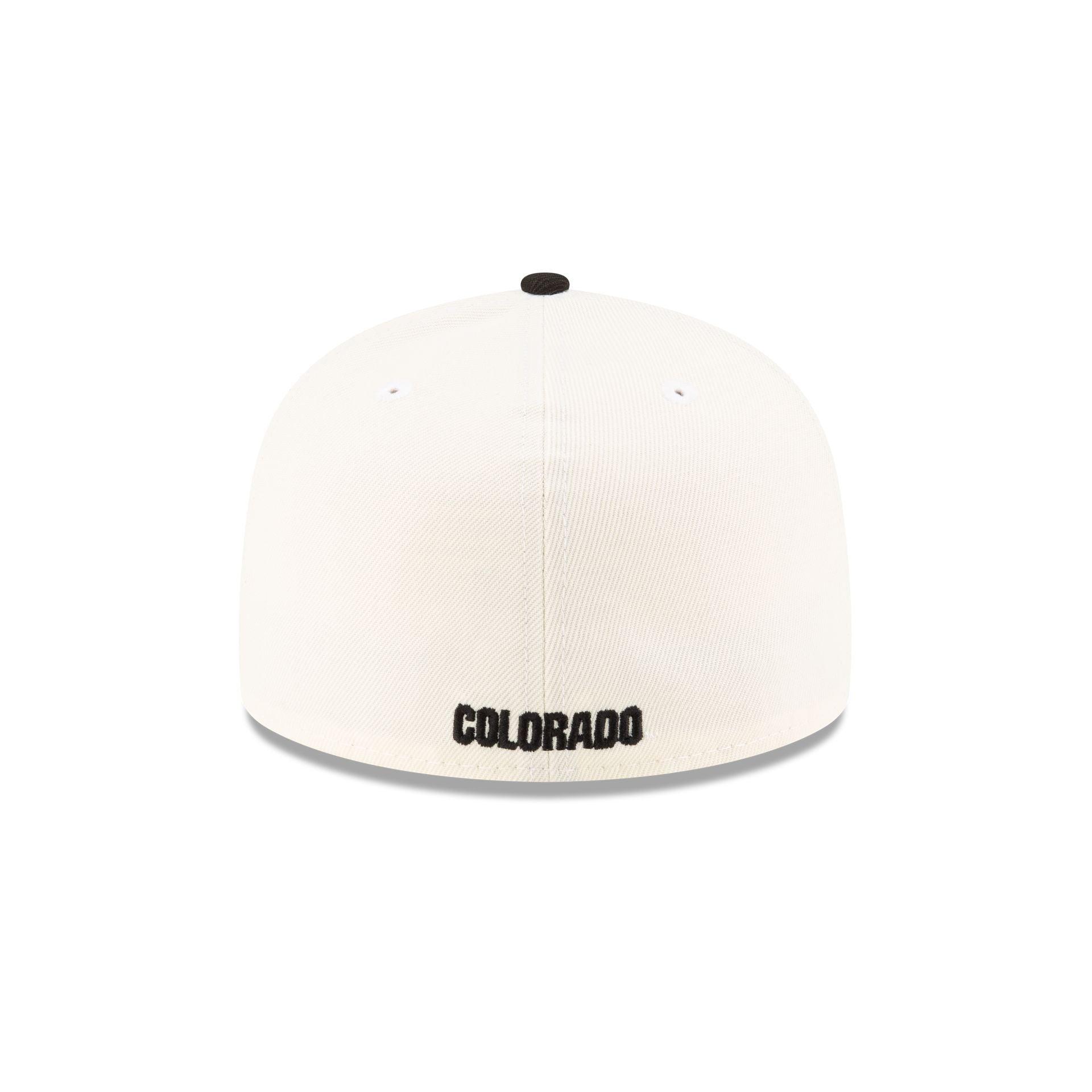 Colorado Buffaloes White 59FIFTY Fitted Hat Male Product Image
