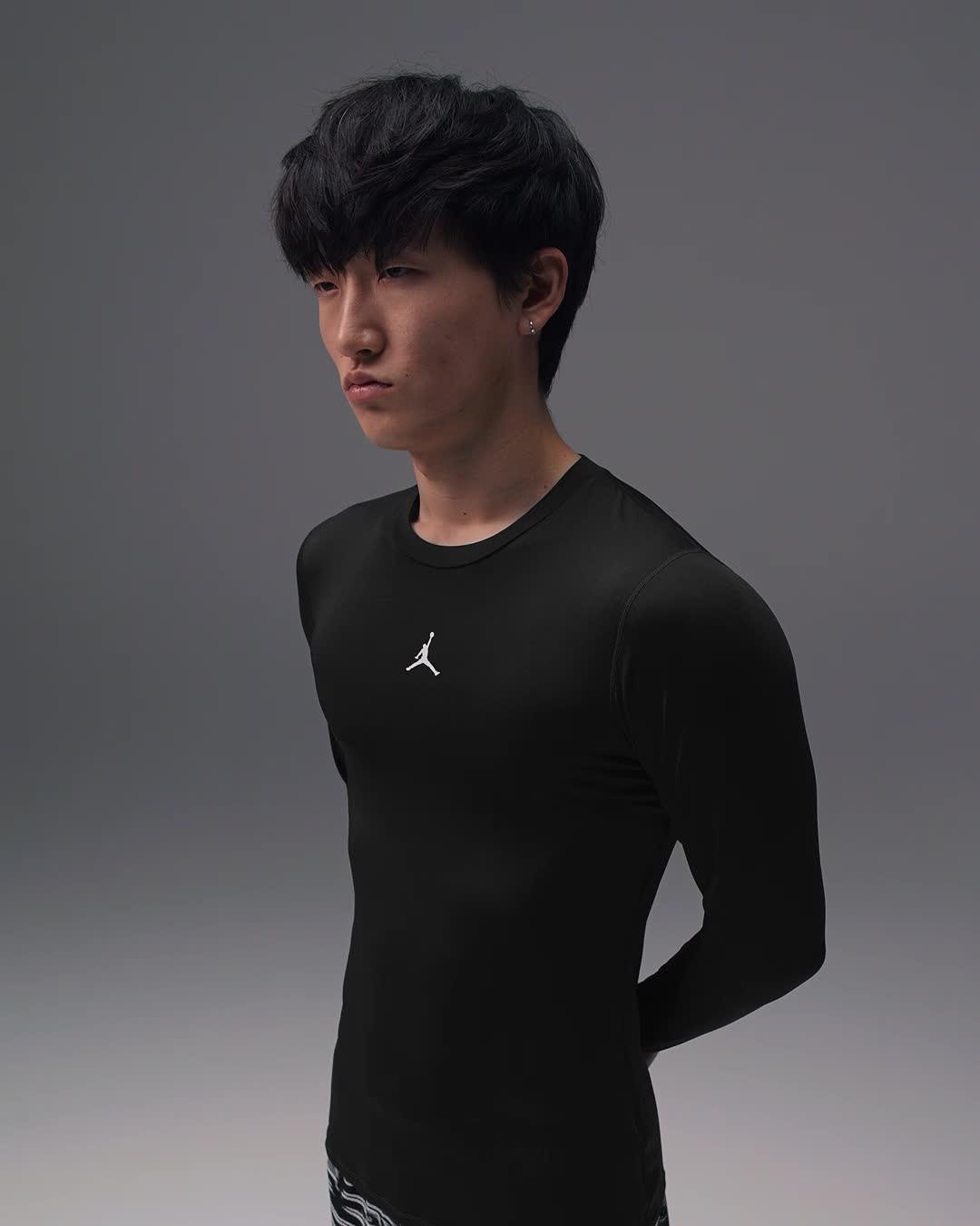 Mens Jordan Sport Dri-FIT Long-Sleeve Base Layer Top | HQ8683-010 Product Image