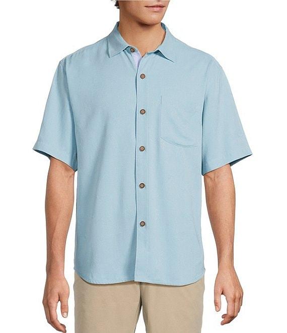 Tommy Bahama Big & Tall Birdie of Paradise Short Sleeve Woven Shirt Product Image