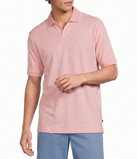 Tommy Bahama Big & Tall Emfielder Johnny Collar Short Sleeve Polo Shirt Product Image