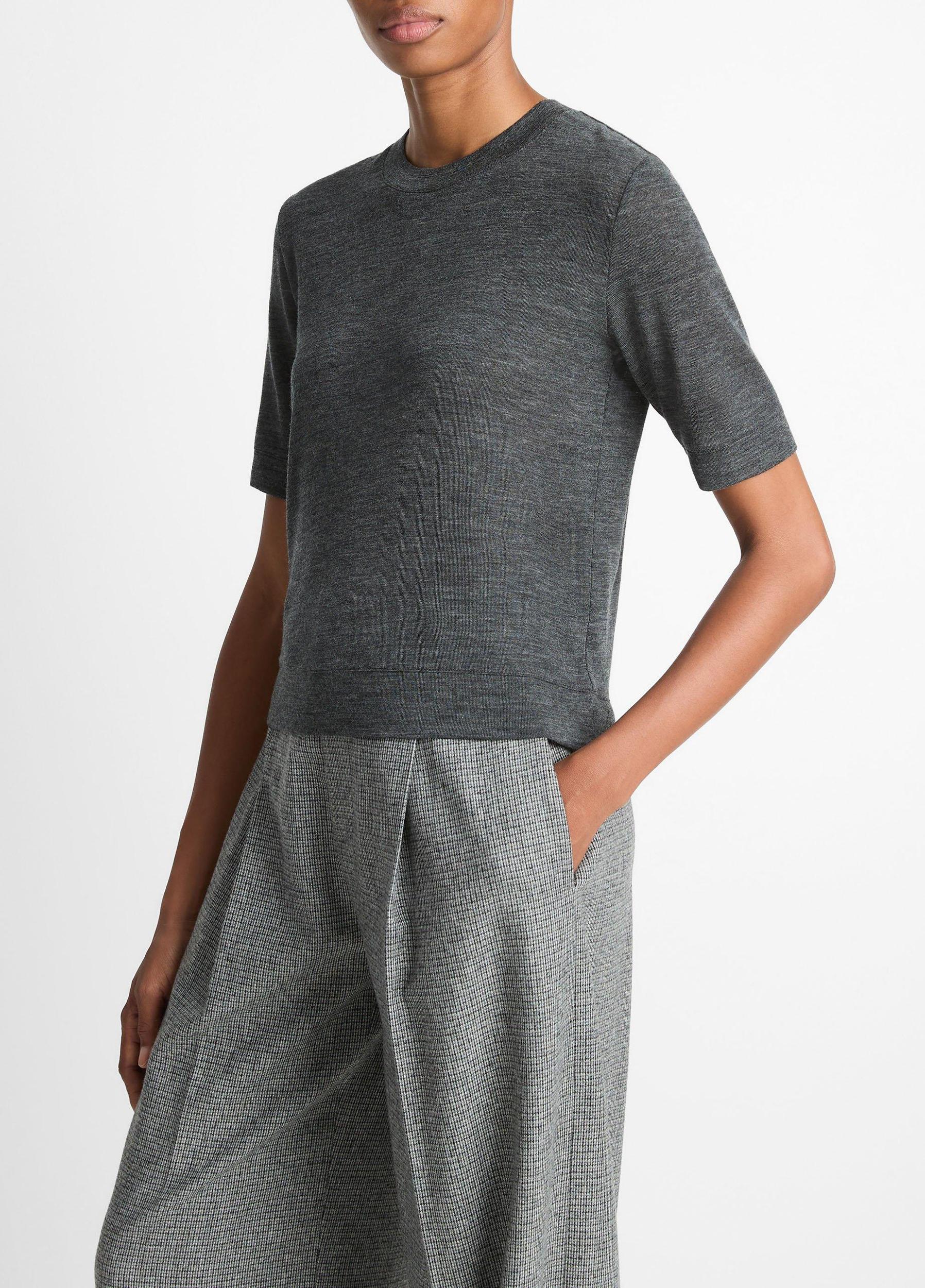 Wool Shrunken T-Shirt Product Image