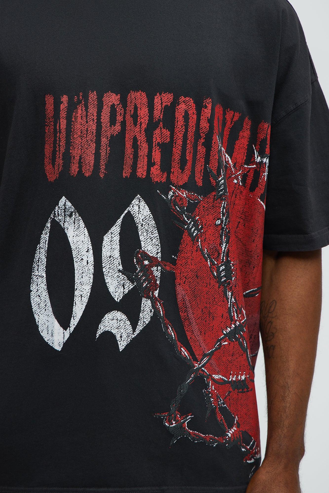 Unpredictable No Time Oversized Short Sleeve Tee - Black Wash Product Image