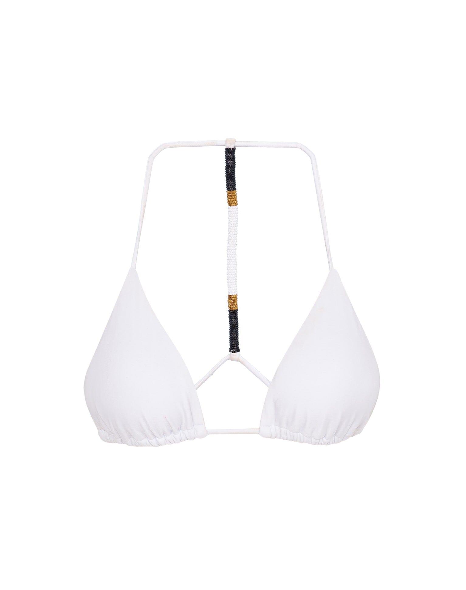 Ella Triangle Top - White Product Image