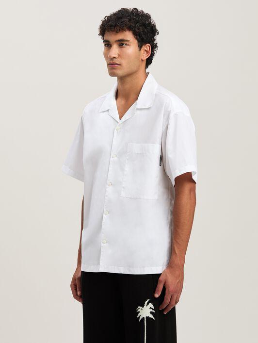 CURVED LOGO CLASSIC SHIRT SS WHITE - BLA Product Image
