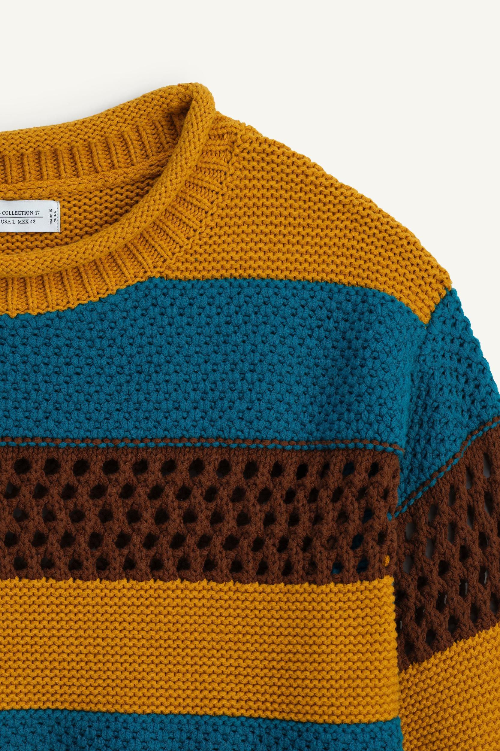LIMITED EDITION COMBINED TEXTURES SWEATER Product Image