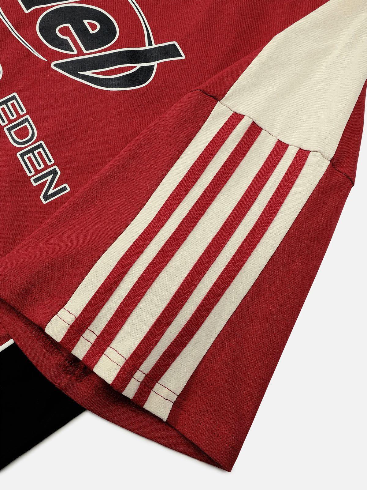 Aelfric Eden Contrast Color Stripe Soccer Jersey Product Image