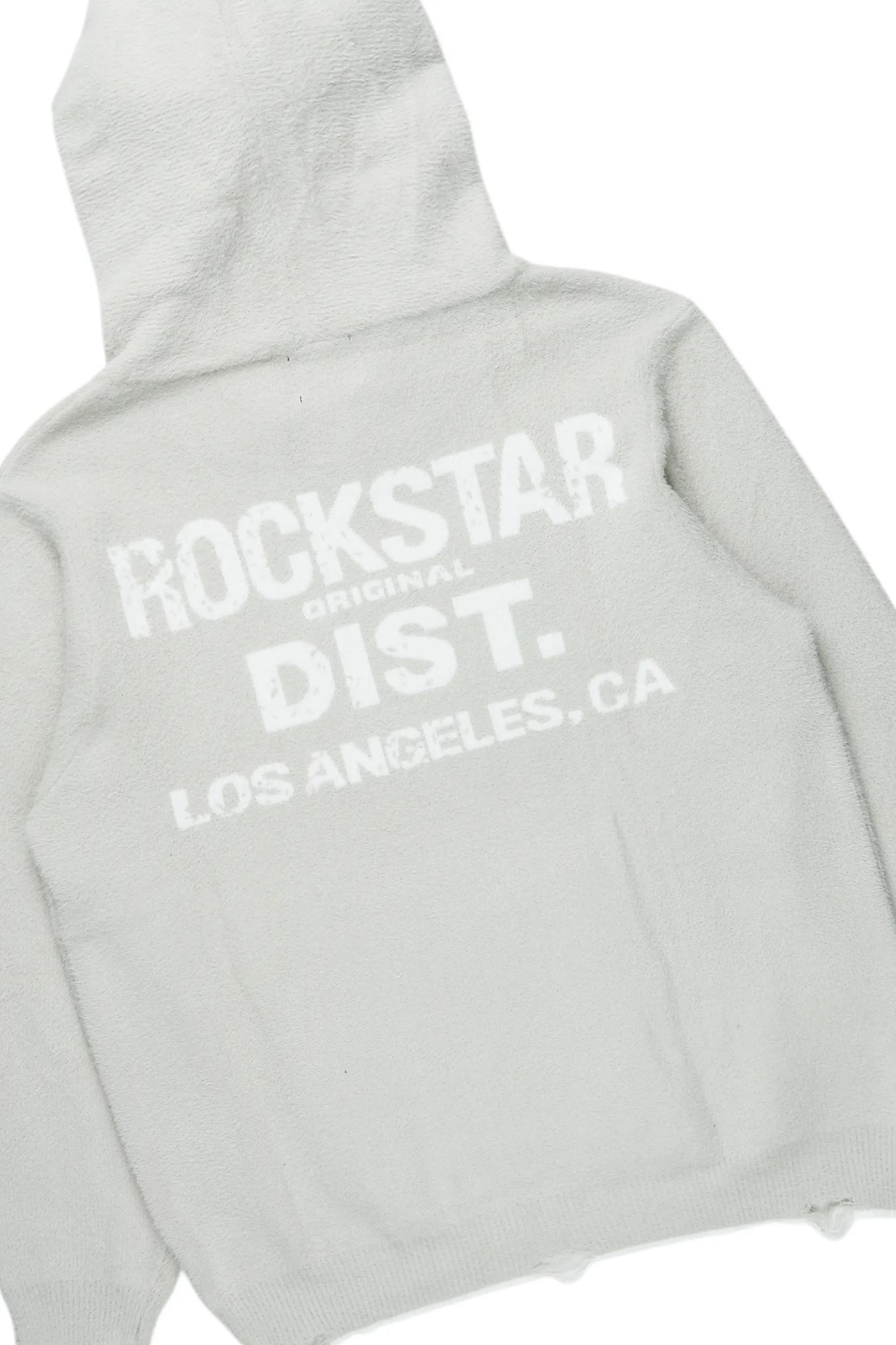 Lake Grey Mohair Knit Track Set Male Product Image