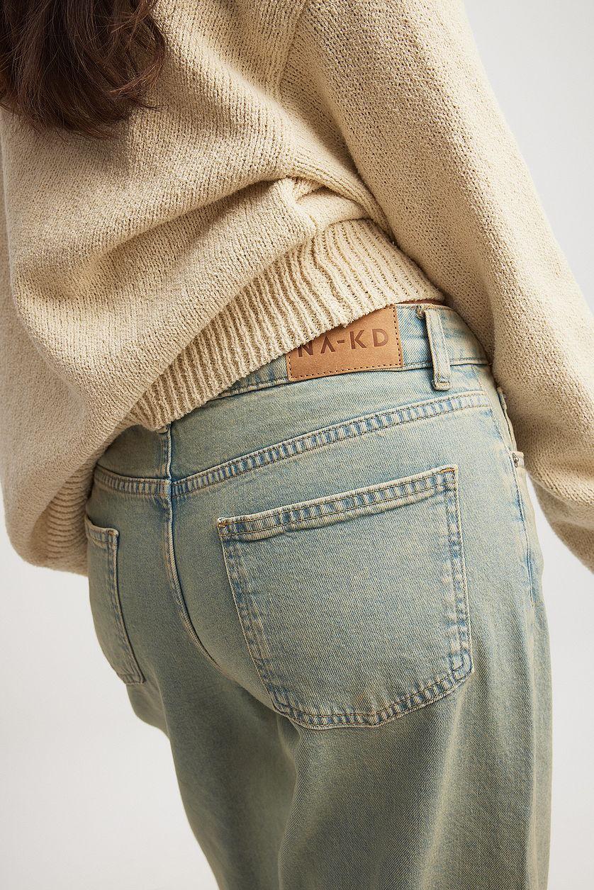 Low Waist Wide Leg Denim Product Image