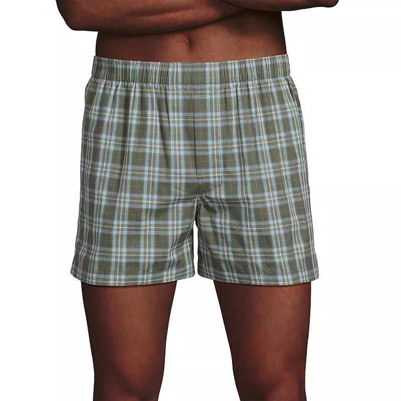 Men's Lands' End 3-Pack Essential Boxers,  Product Image