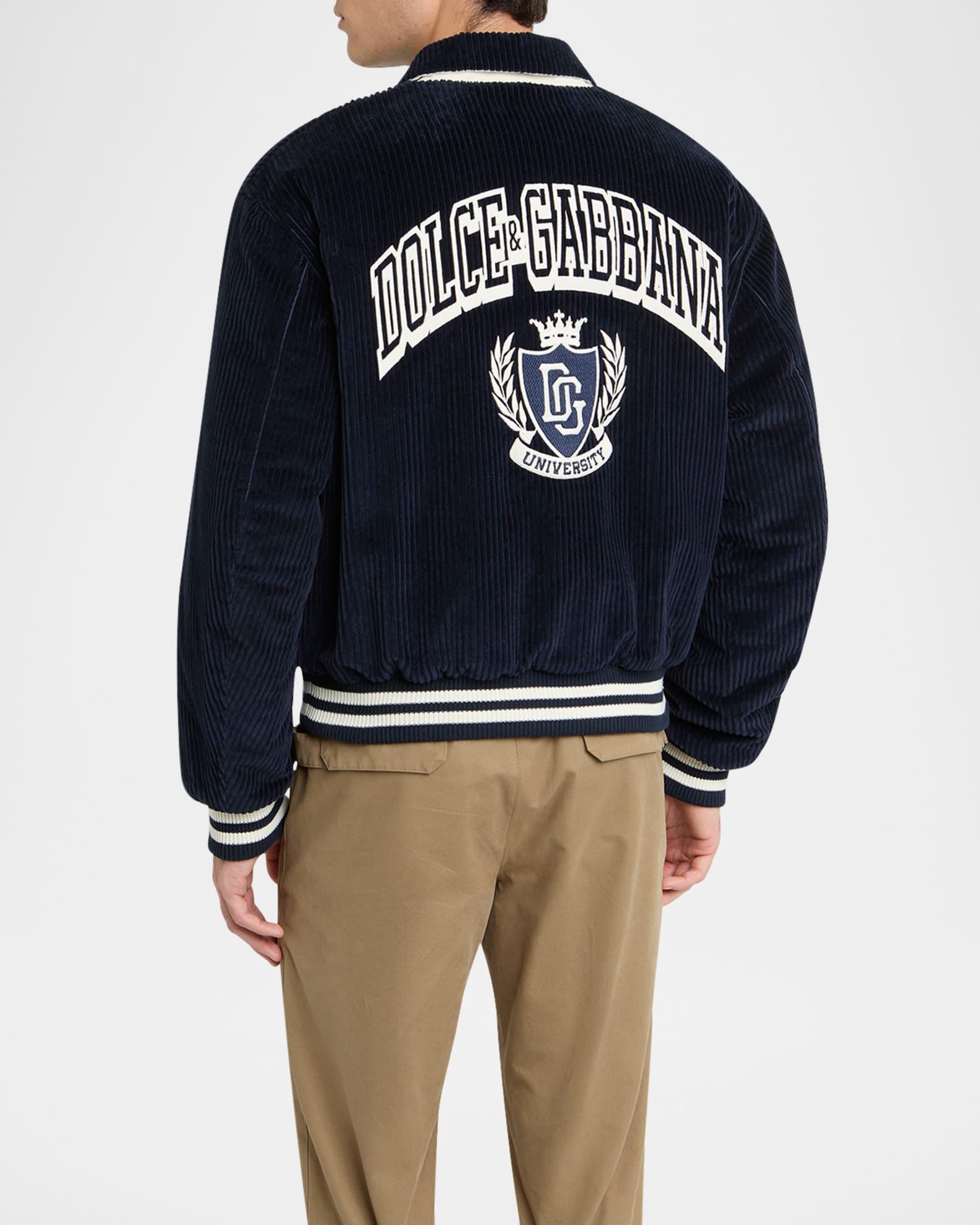 Men's Corduroy Varsity Logo Jacket Product Image