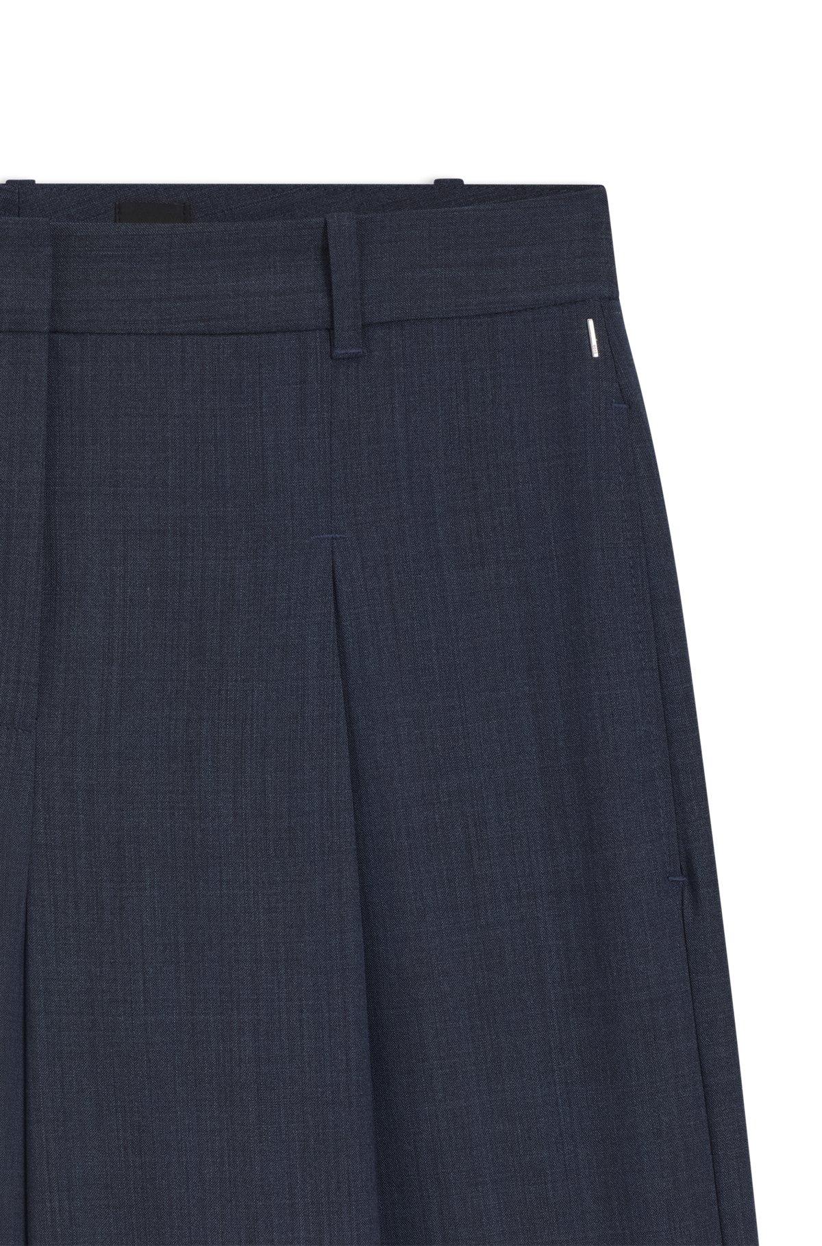 Regular-fit trousers in virgin wool Product Image