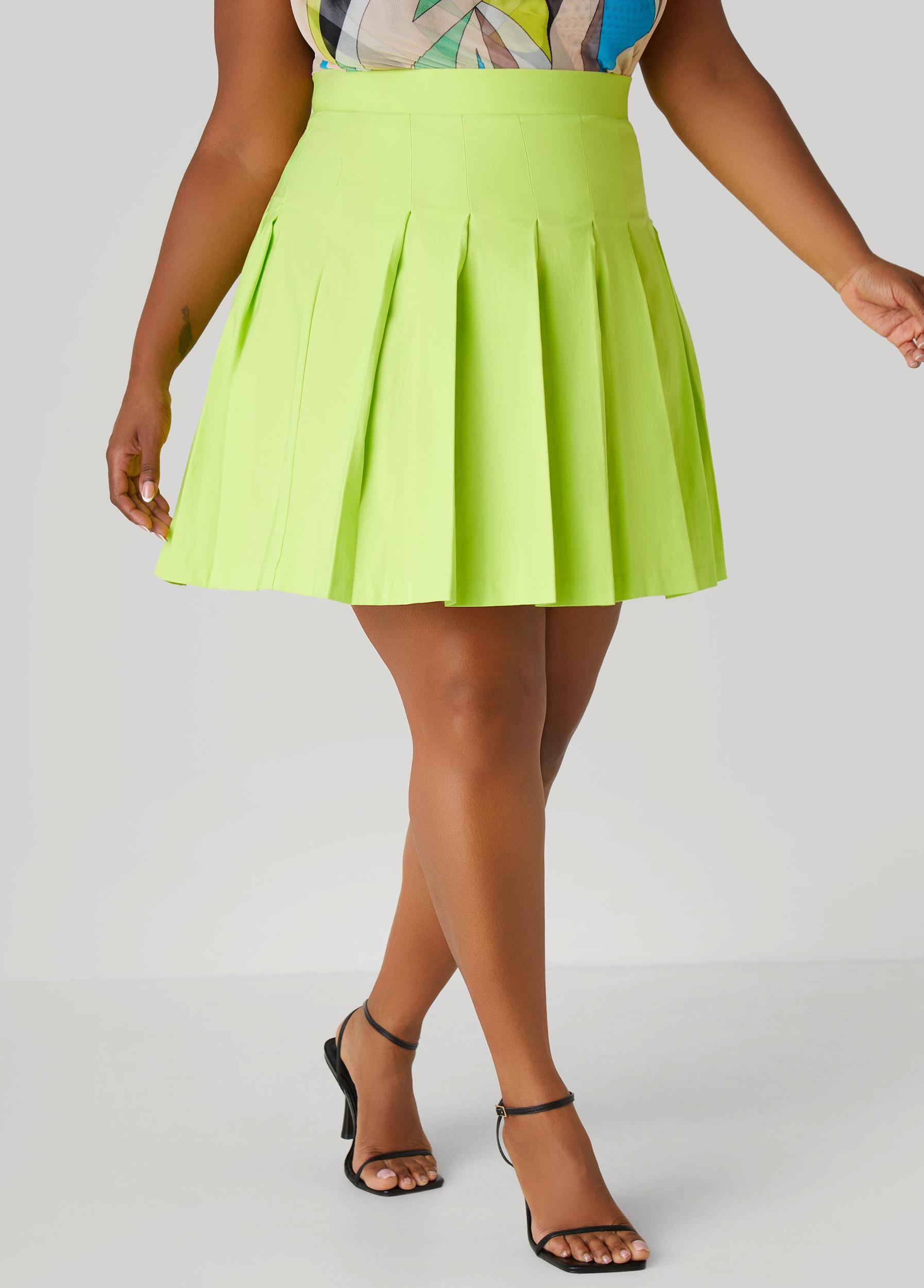 Pleated Mini Skirt Product Image