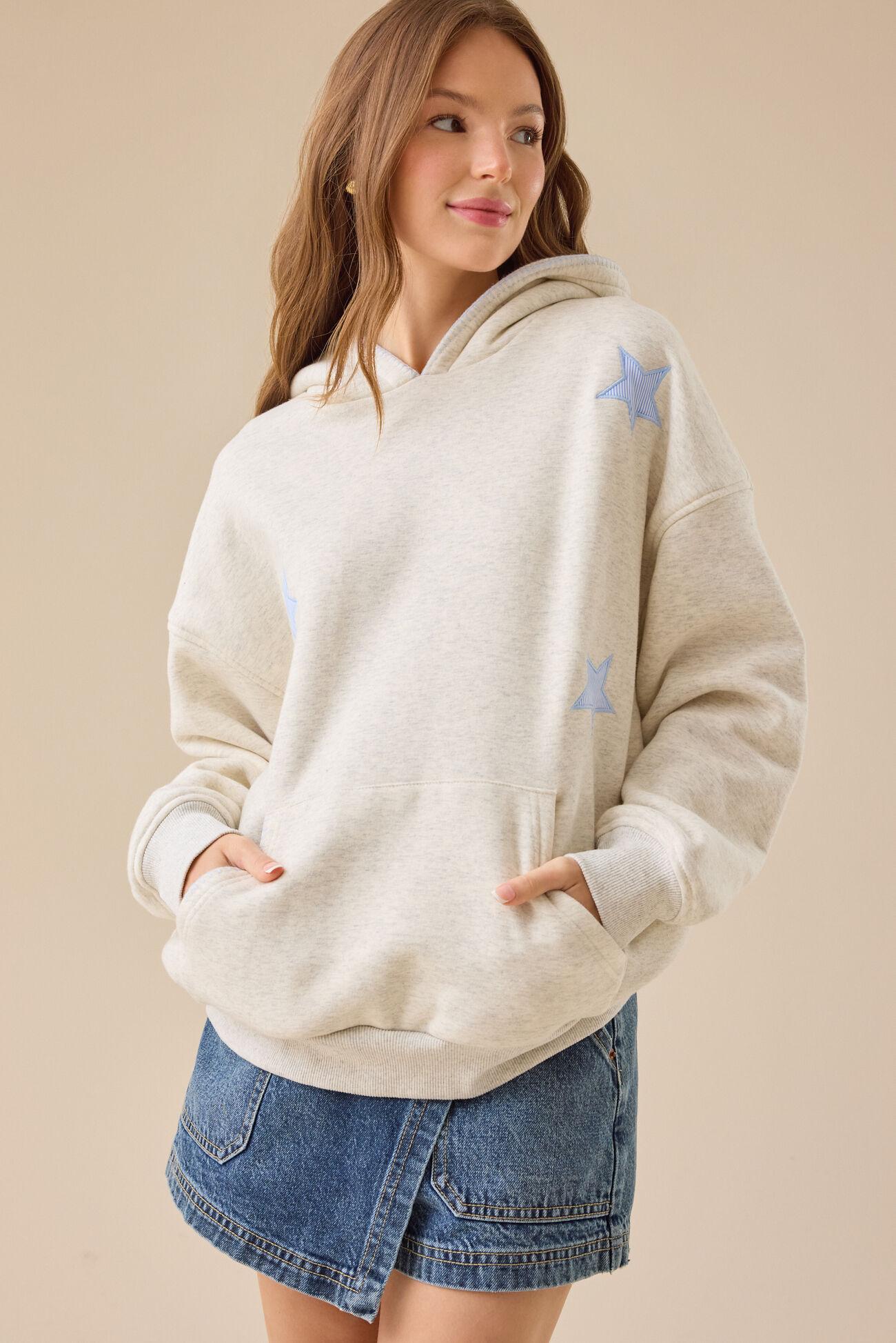 Stripe Star Hoodie Product Image