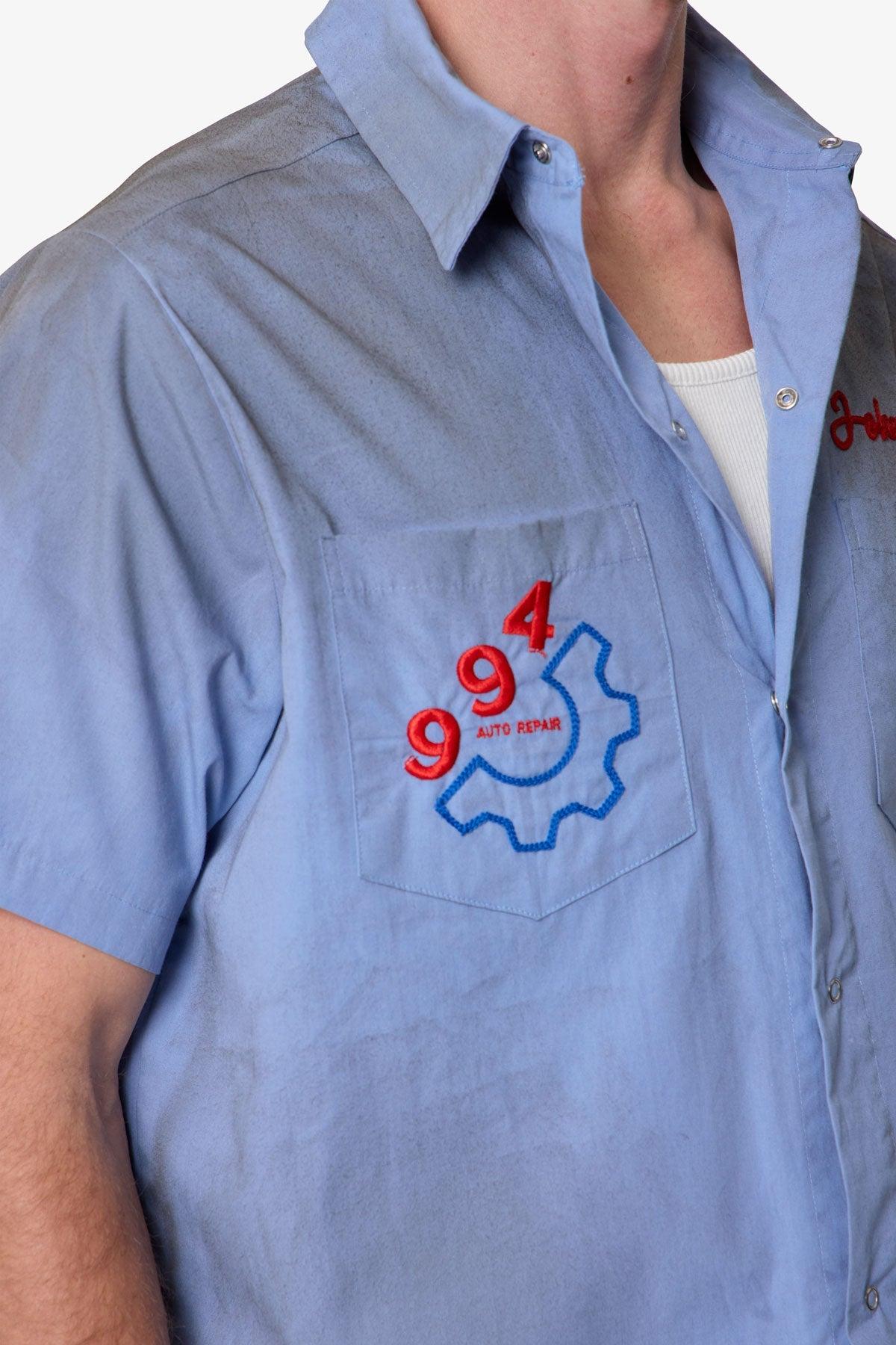 Vintage Work S/S Shirt - Light Blue Product Image