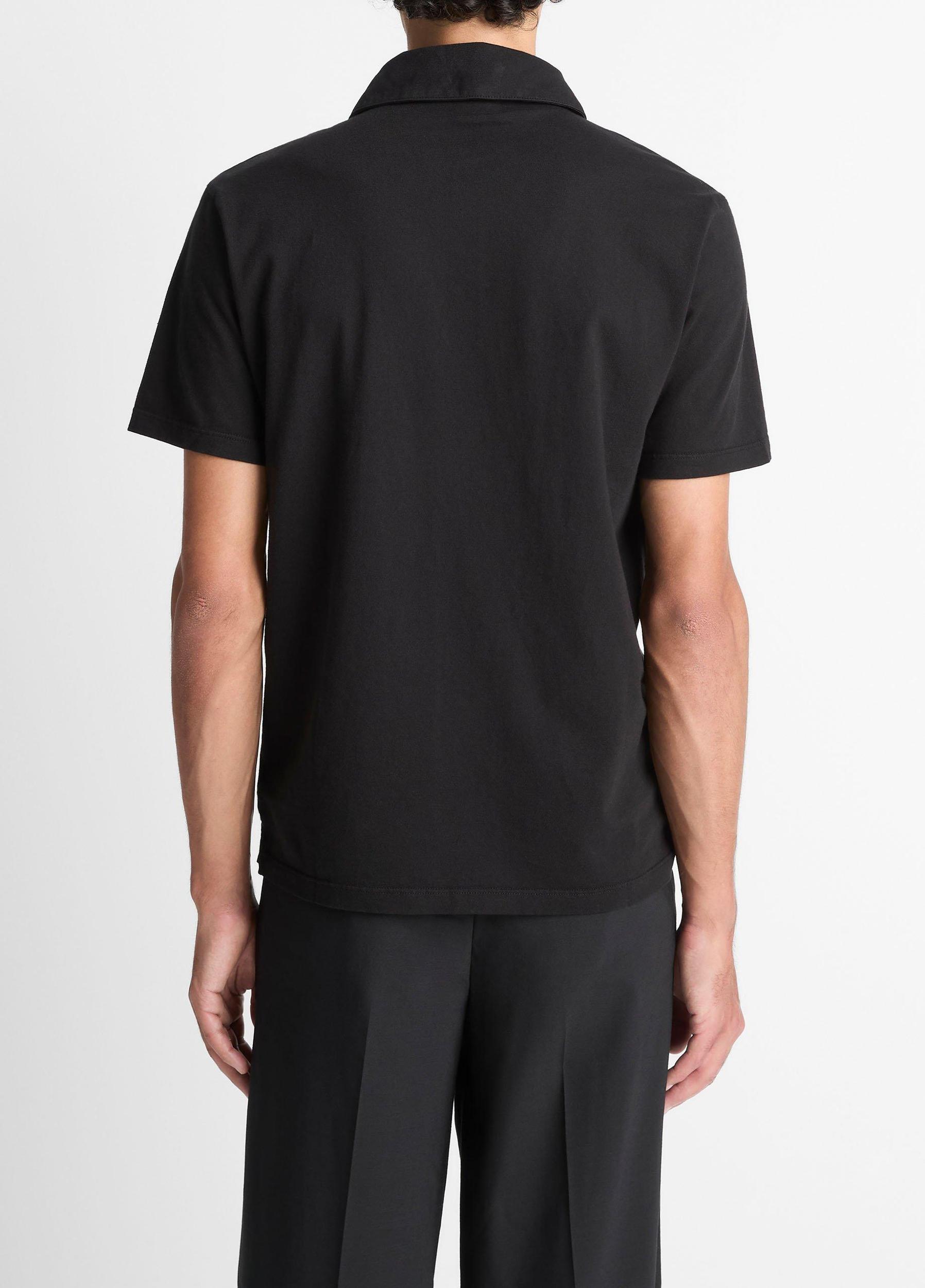 Garment Dye Cotton Polo Shirt Product Image