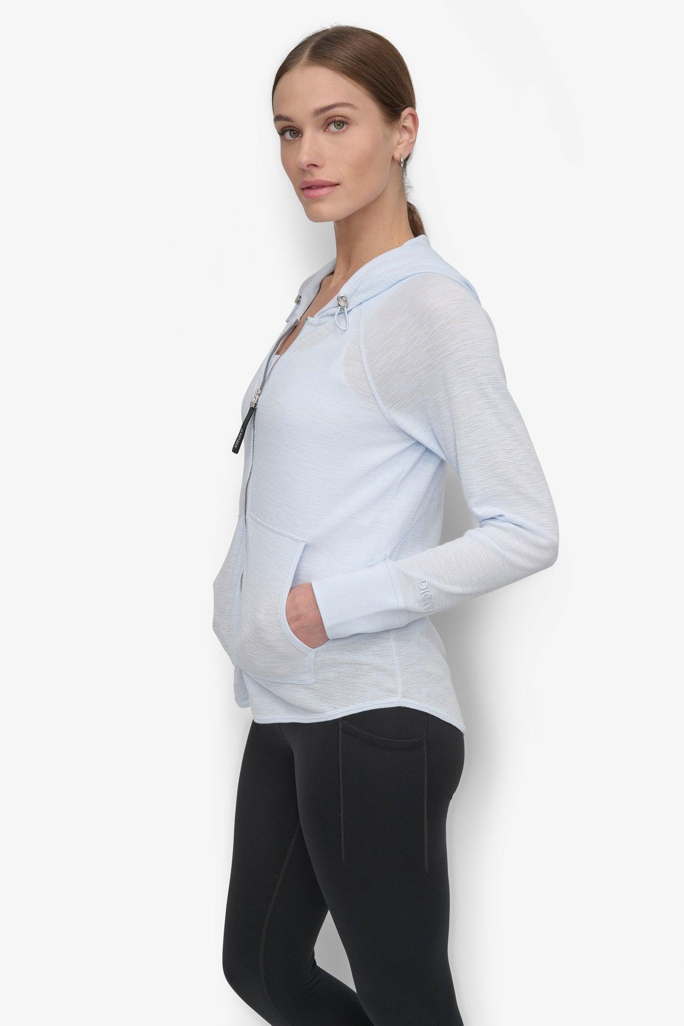 SLUB WAFFLE KNIT HOODIE Product Image