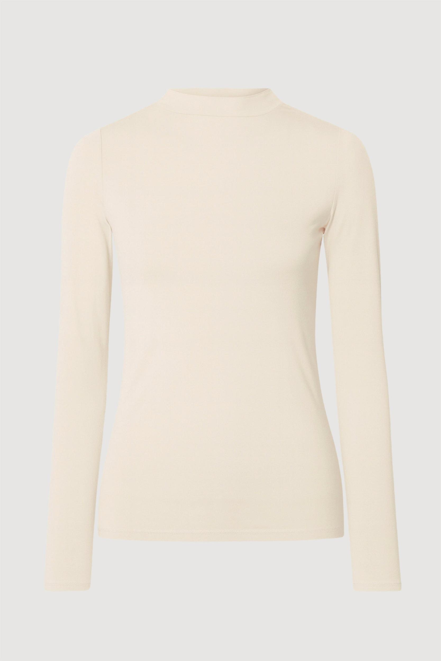 Ava Mock-Neck Long-Sleeve Tee Product Image
