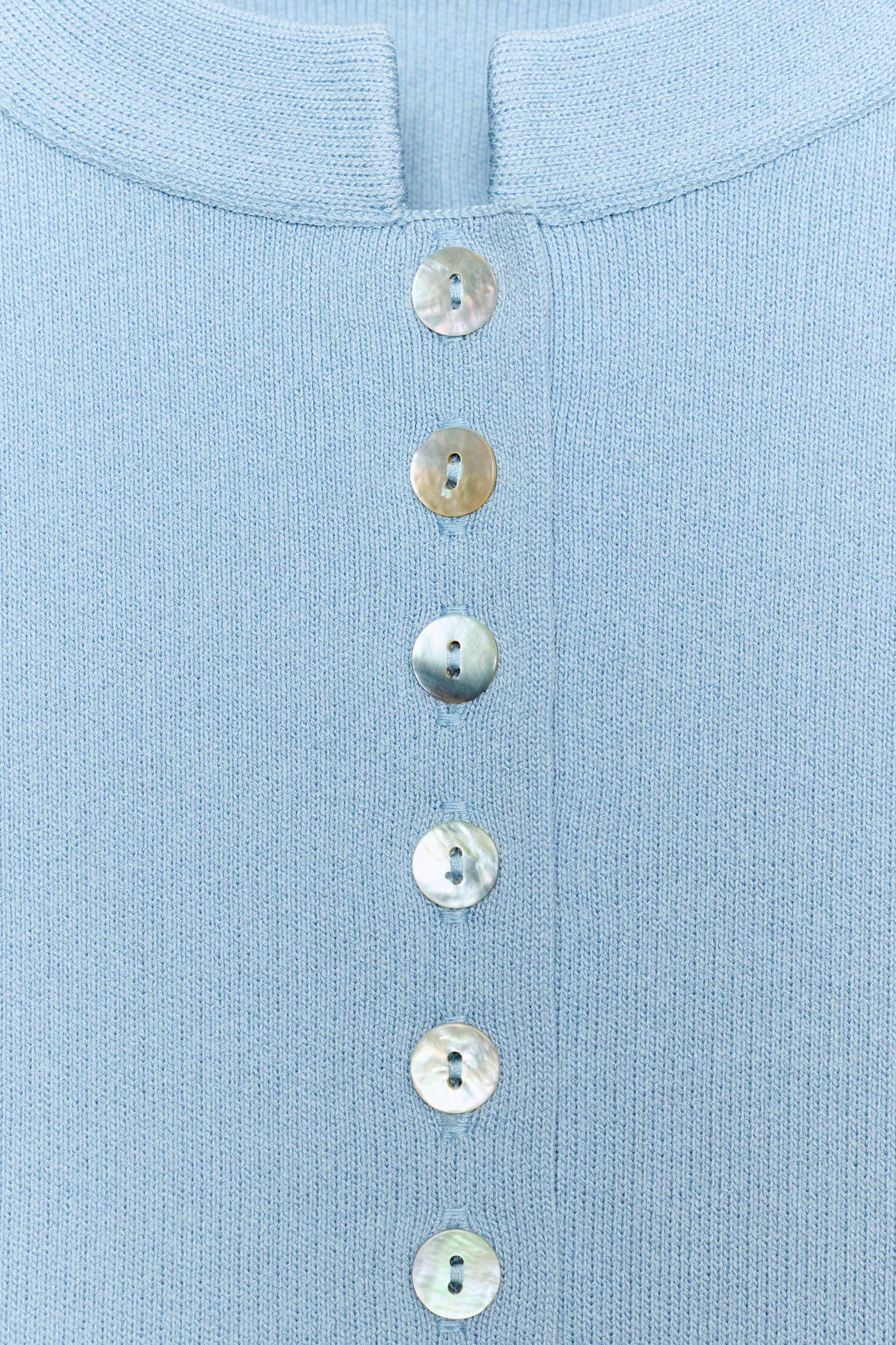 CARDIGAN WITH PUFF SLEEVES Product Image