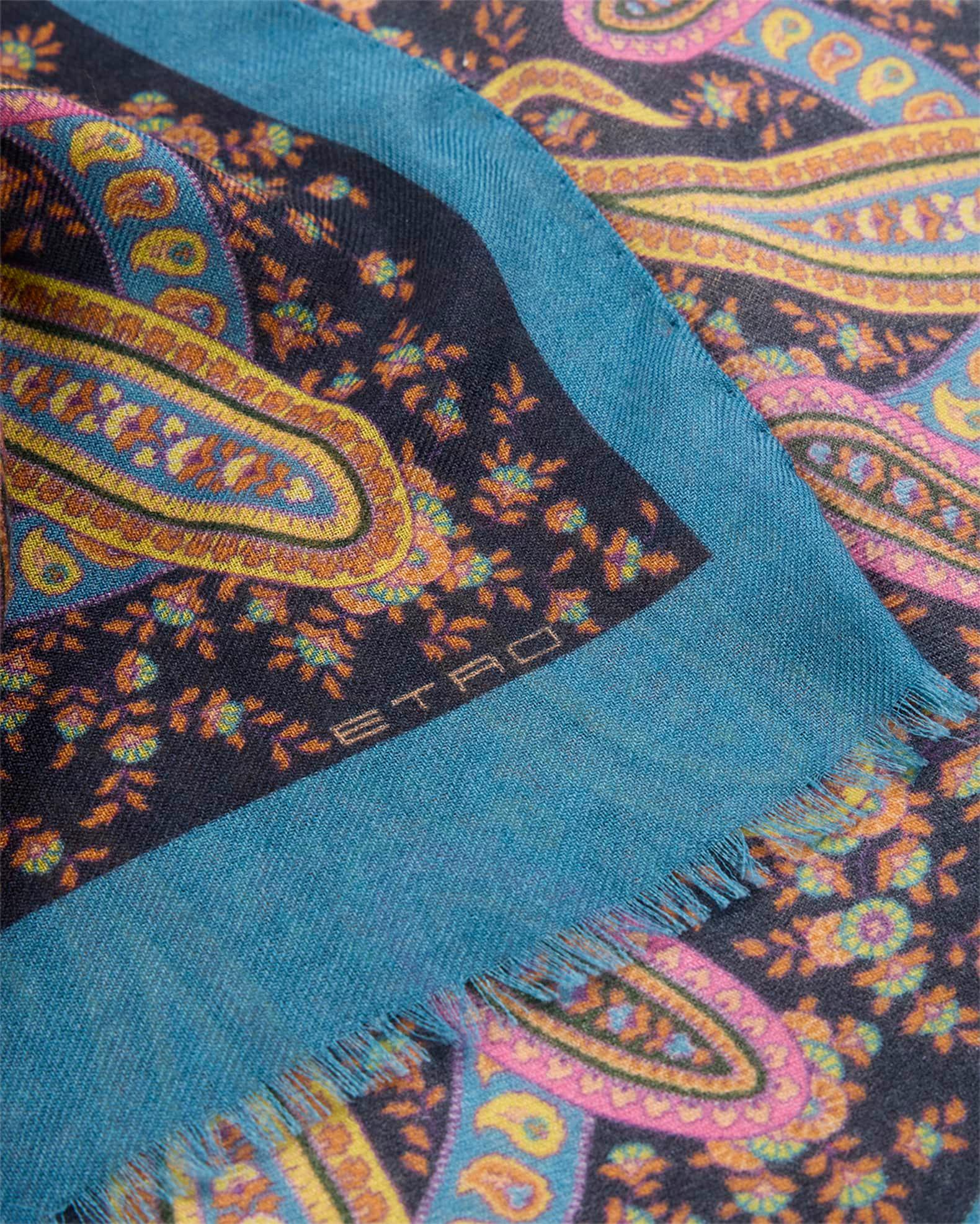 Paisley Cashmere-Silk Scarf Product Image