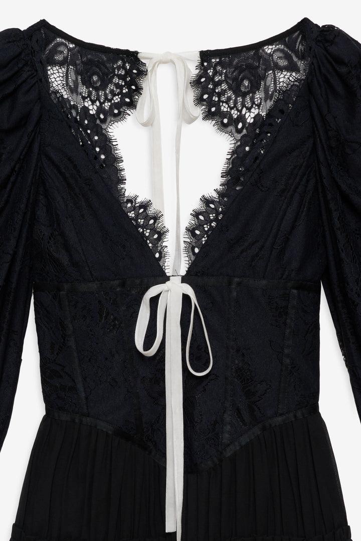 Ellis Mini Dress — Black Product Image