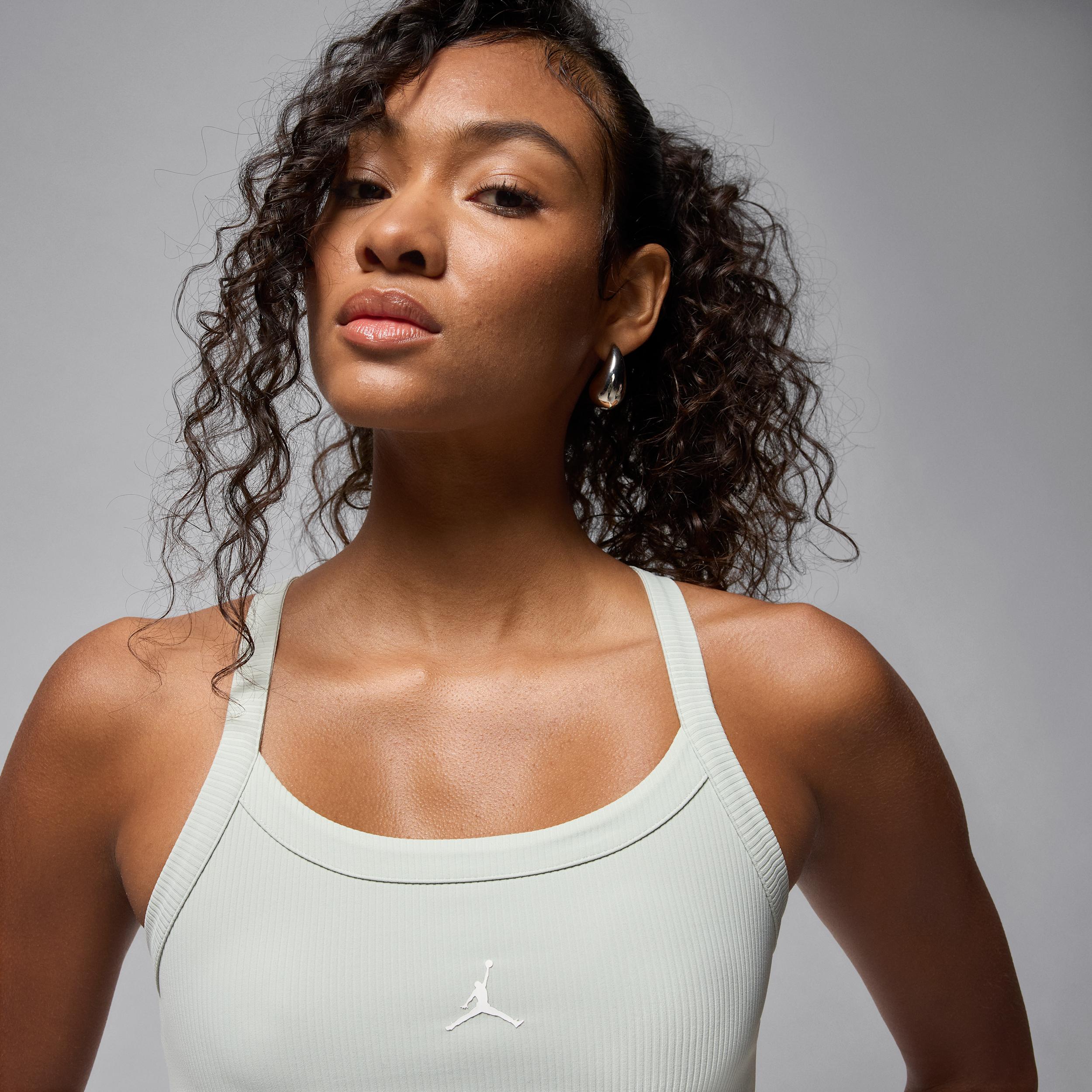 Womens Jordan Sport Dri-FIT Ribbed Tank Top | HQ8898-034 Product Image