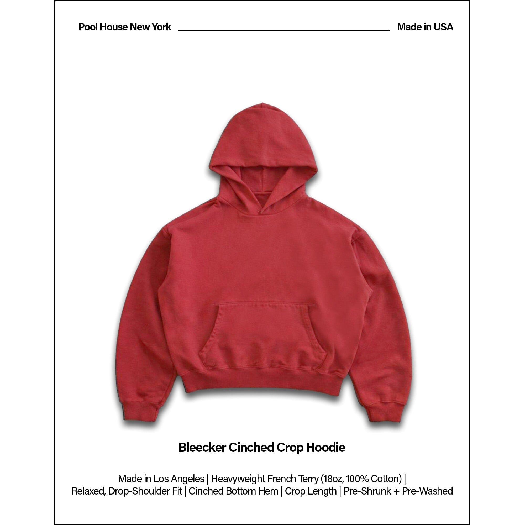 Bleecker Cinched Crop Hoodie | Relaxed, Drop-Shoulder Male Product Image