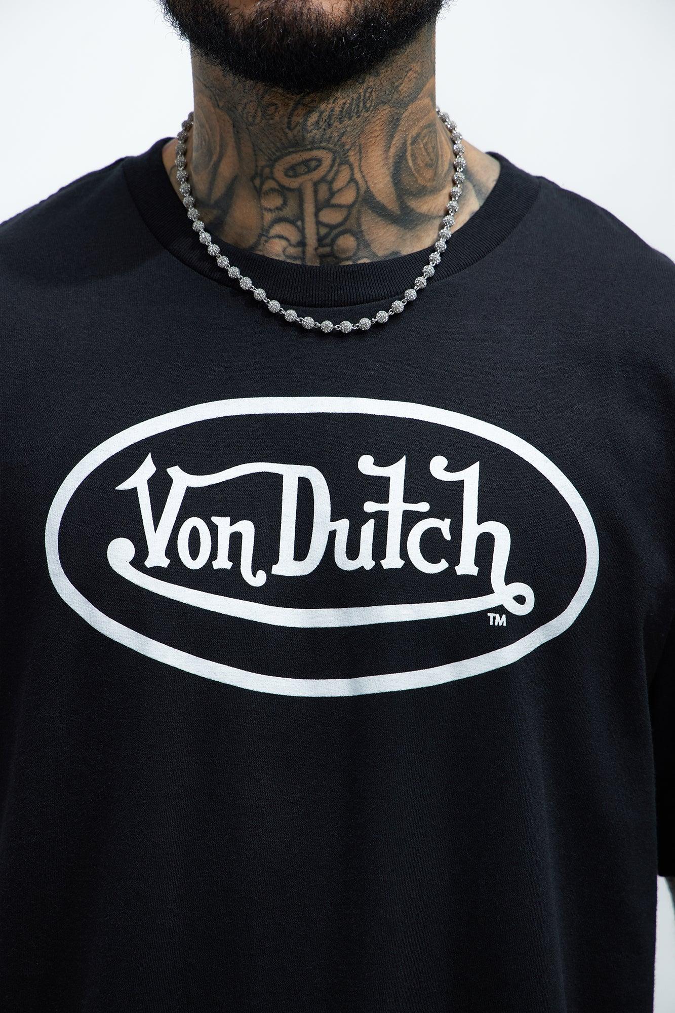 Von Dutch Logo Short Sleeve Tee - Black Product Image