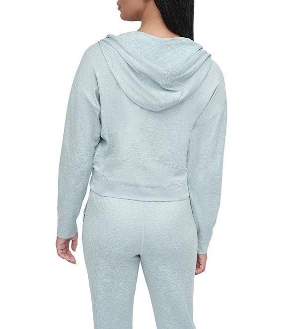 DKNY Sport by Donna Karan Coordinating Spacedye Full Zip Long Sleeve Hoodie Product Image
