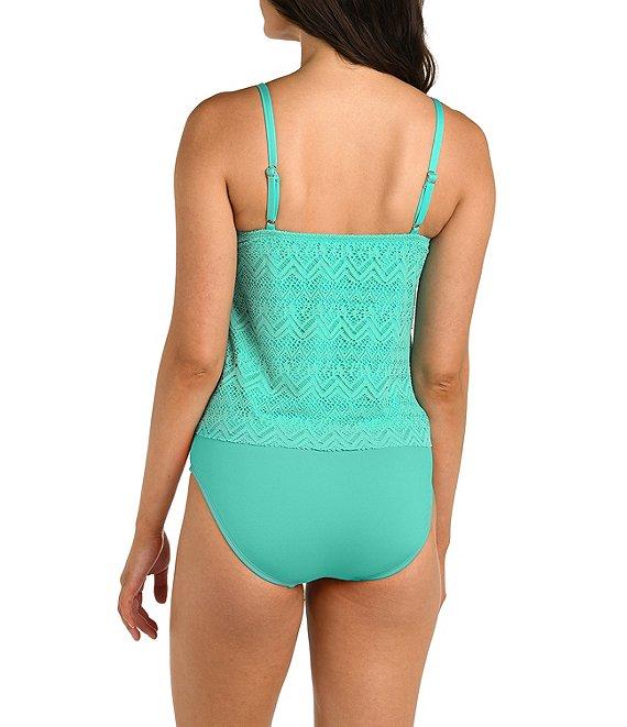 24th & Ocean Solid High Waist Swim Bottom Product Image