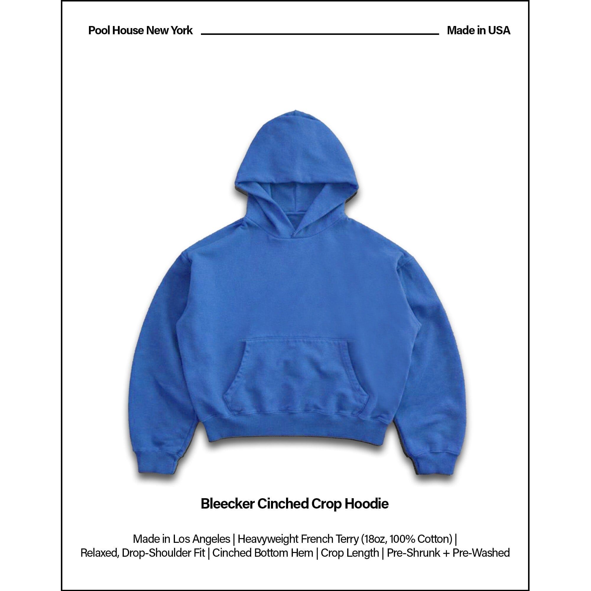 Bleecker Cinched Crop Hoodie | Relaxed, Drop-Shoulder Male Product Image