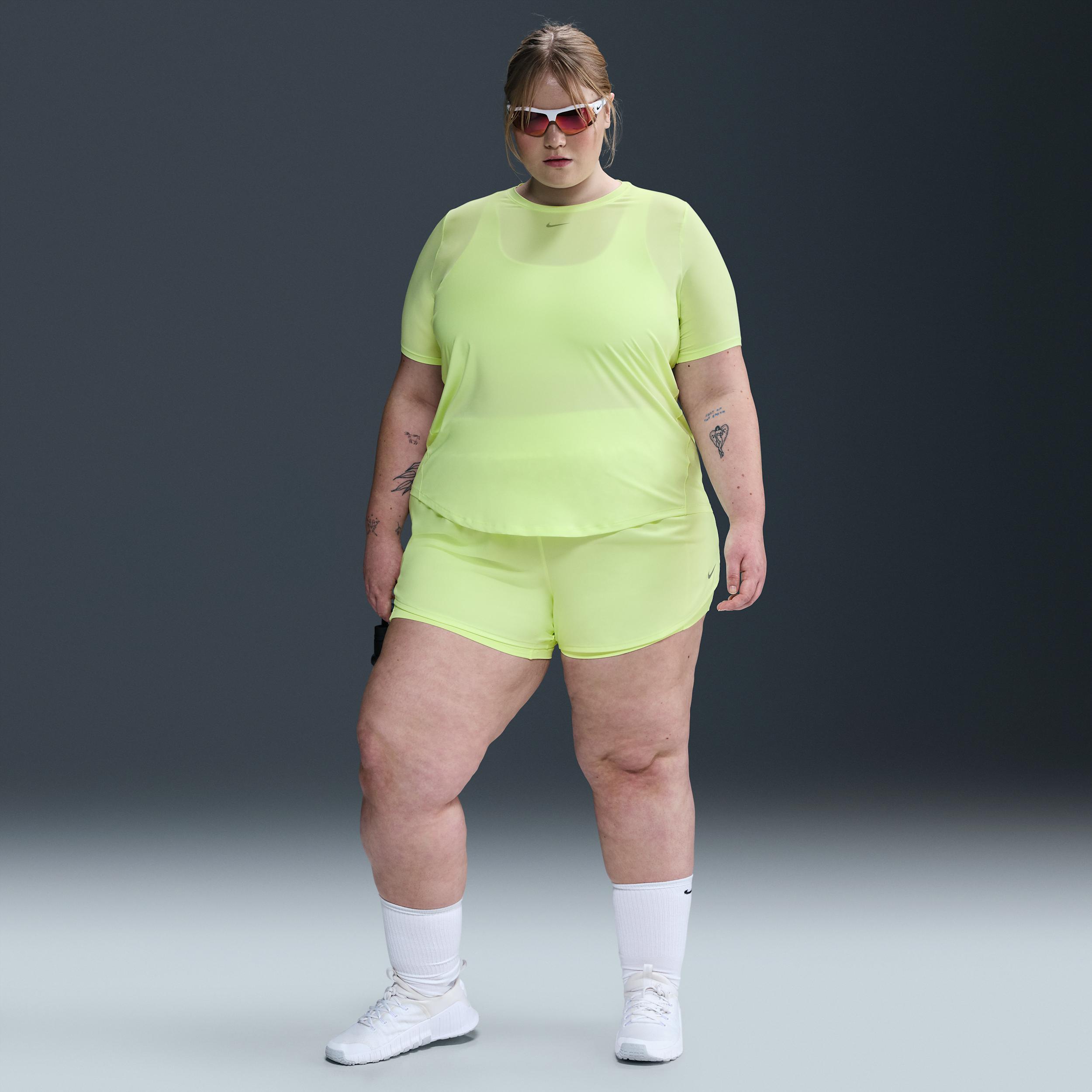 Nike One Classic Women's Dri-FIT Short-Sleeve Top (Plus Size) Product Image