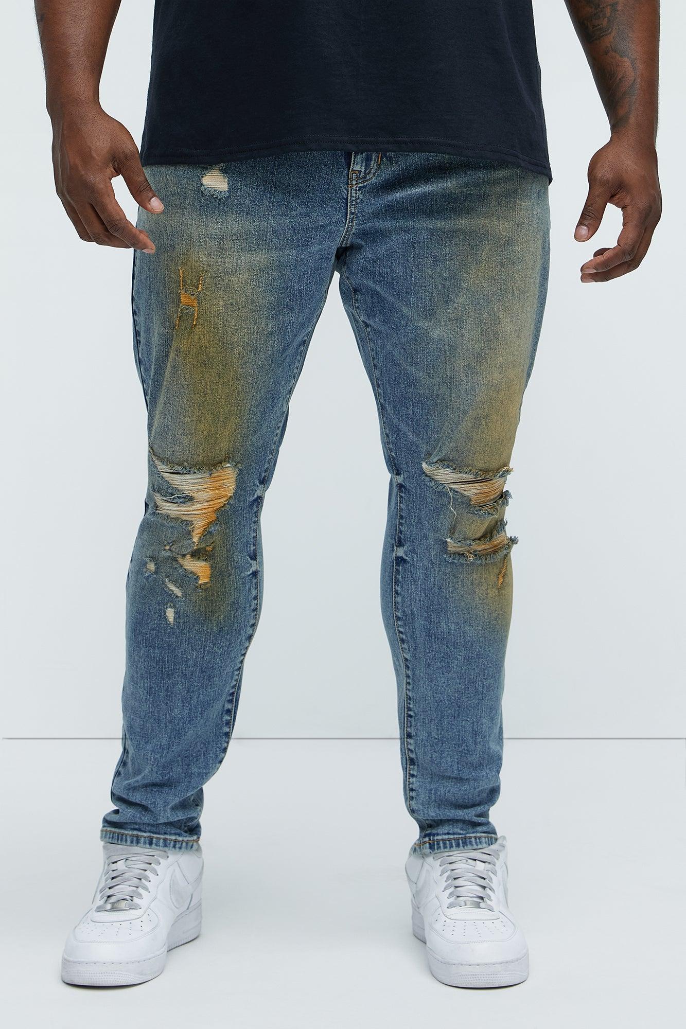 Rules Skinny Jeans - Vintage Blue Wash Product Image