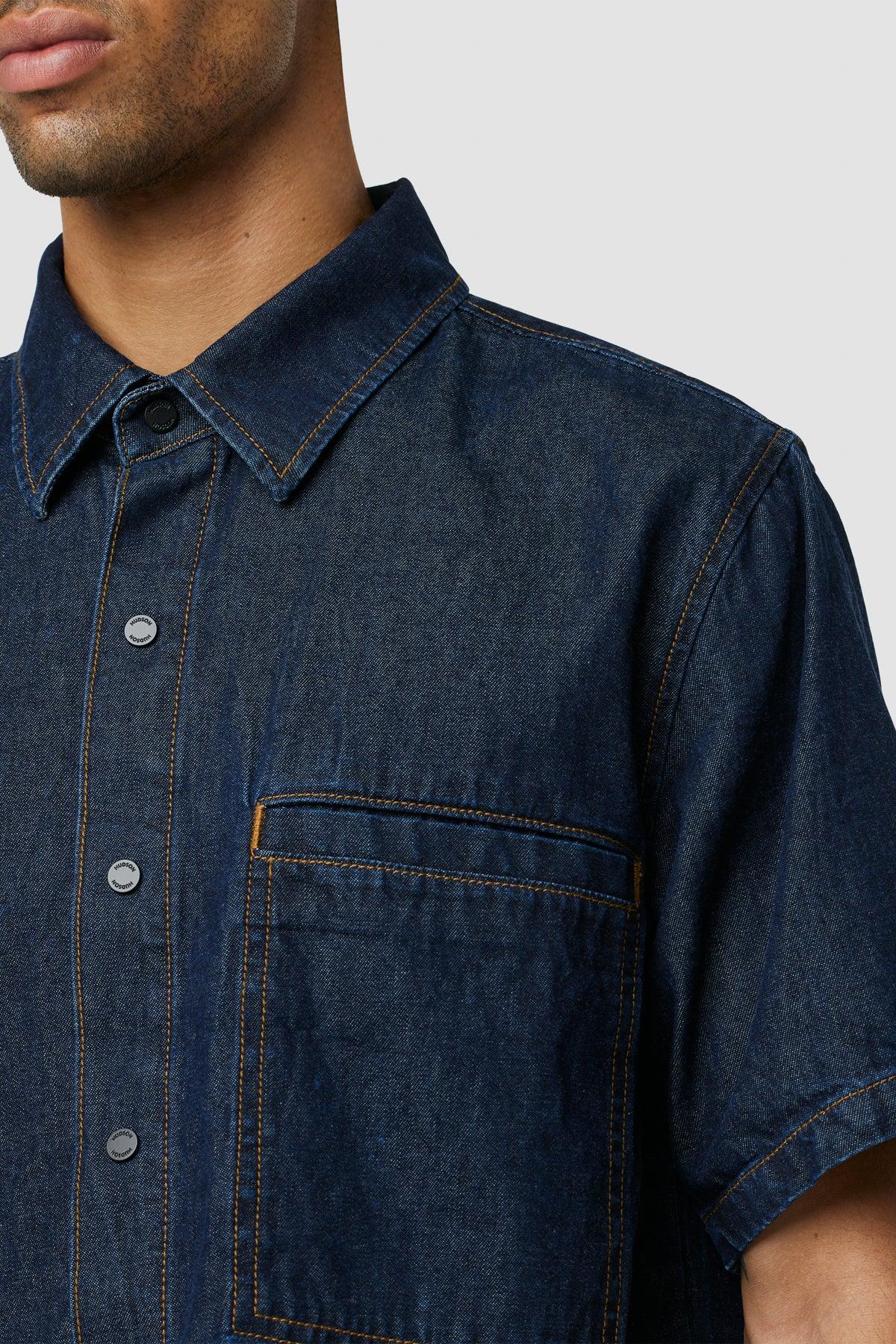 Crop Short Sleeve Shirt Male Product Image