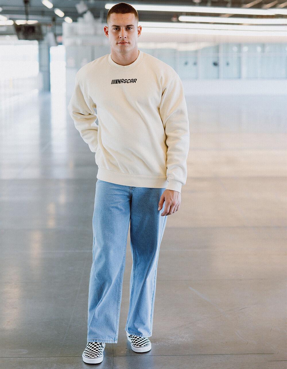 TILLYS x NASCAR Bristol International Mens Crewneck Sweatshirt - CREAM Product Image