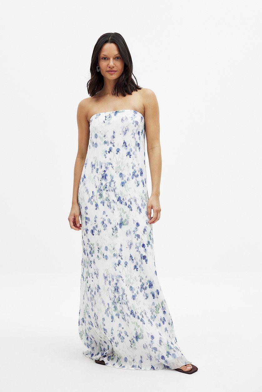 Plisse Maxi Tube Dress Product Image