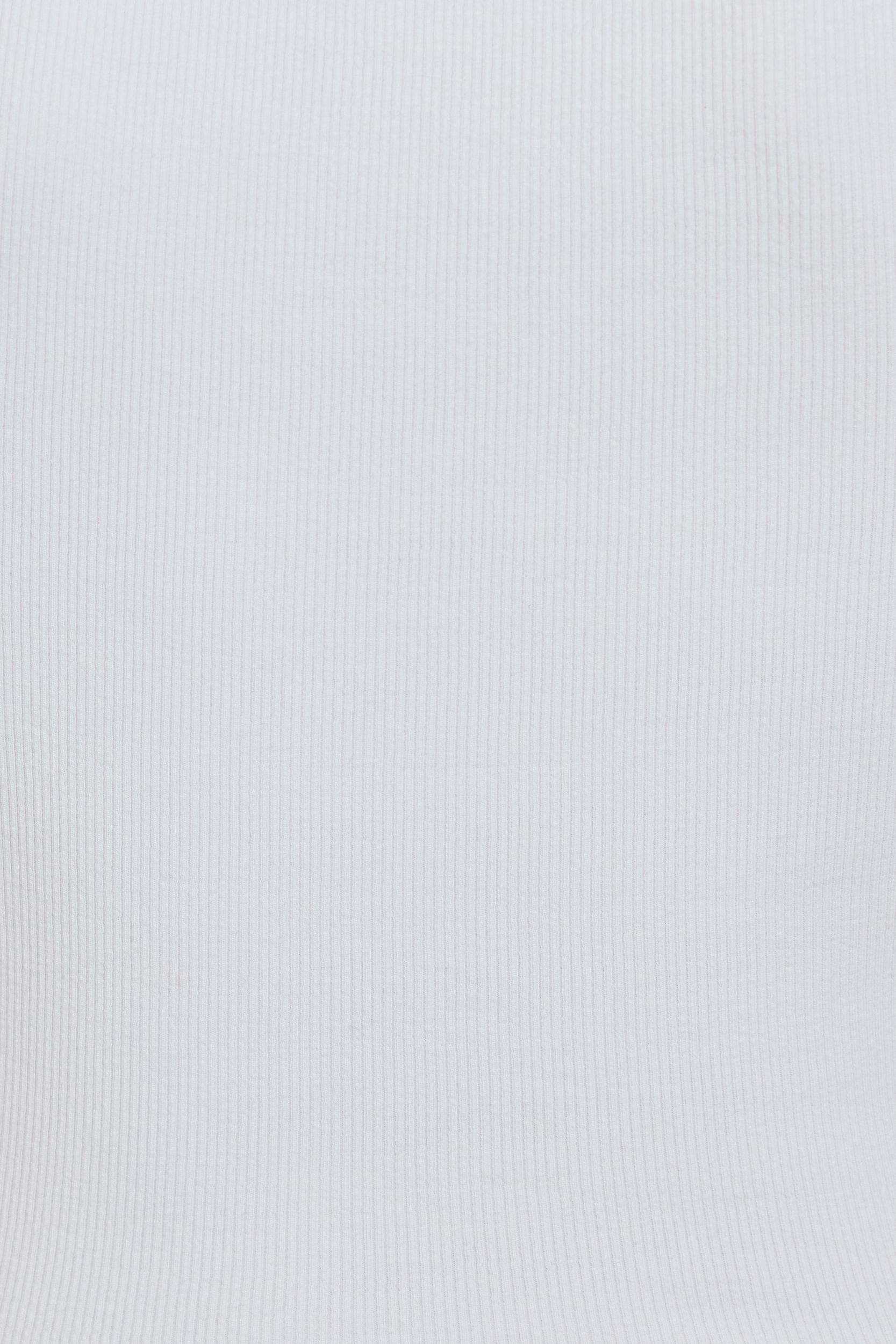 Scoop Neck Ribbed Henley Tank Top Product Image