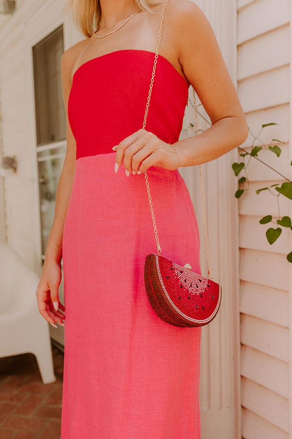 Watermelon Sugar Embellished Clutch Product Image