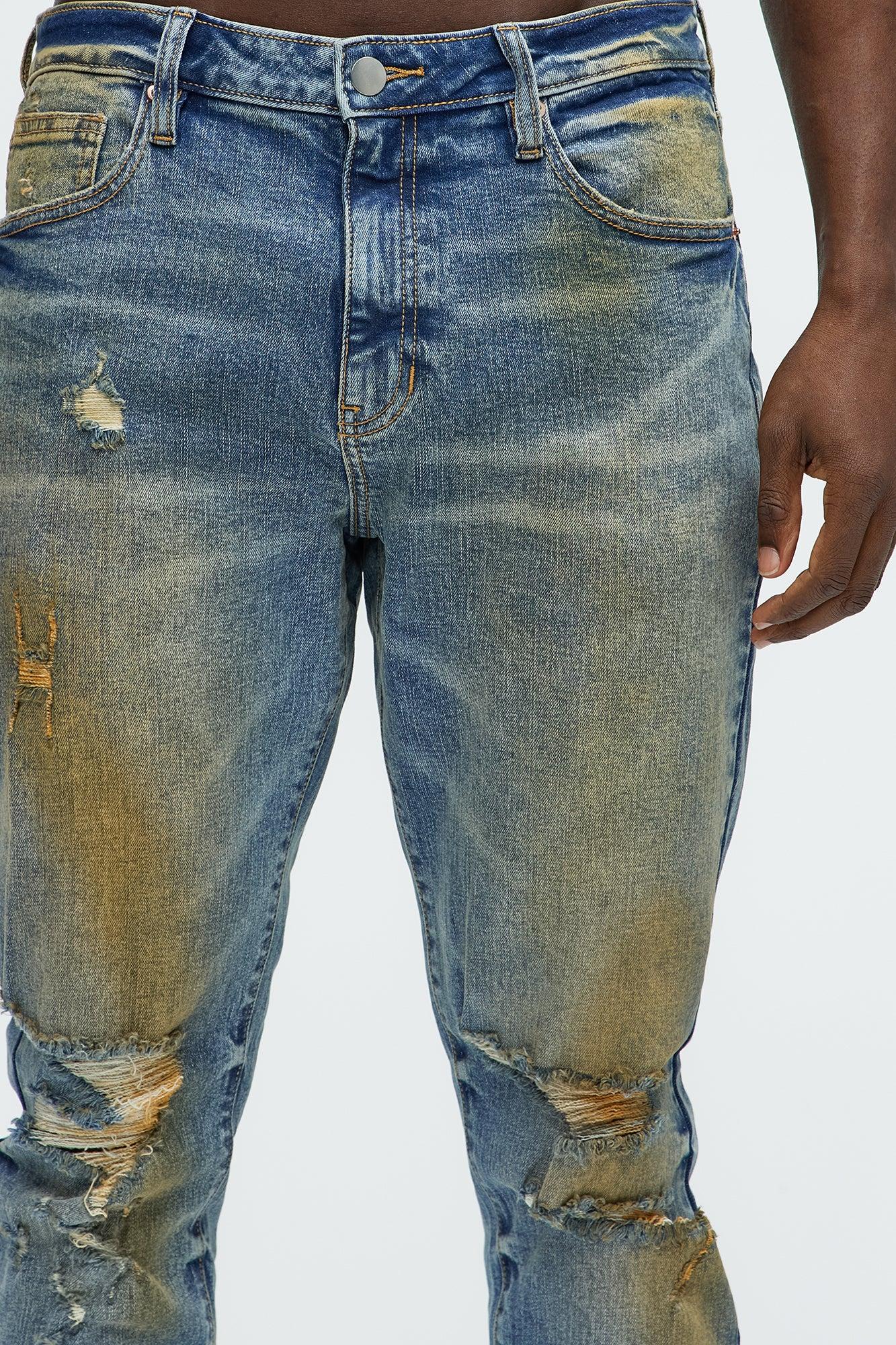 Rules Skinny Jeans - Vintage Blue Wash Product Image