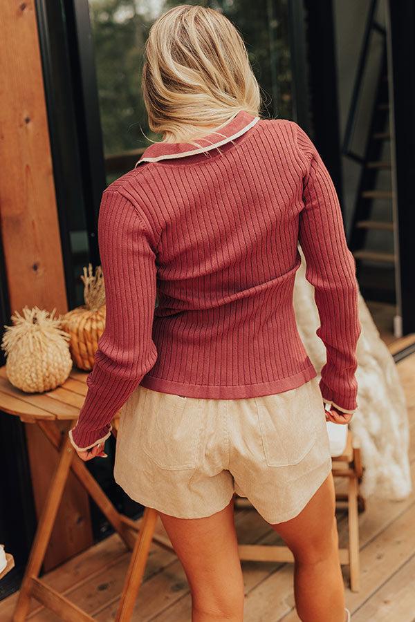 Office Chic Ribbed Top Product Image