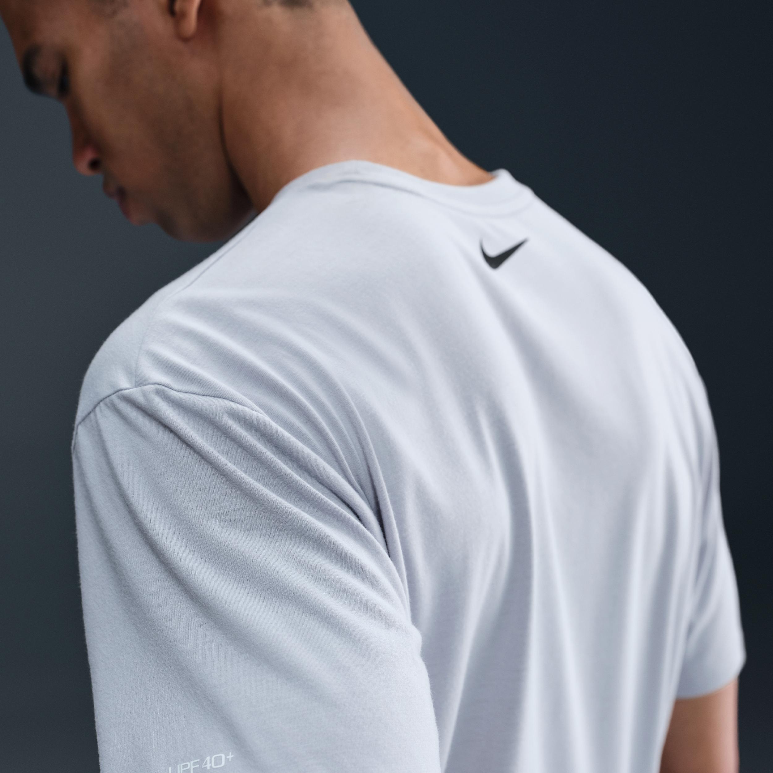 Nike Mens Swim Swoosh Hydroguard Short-Sleeve Top | NESSF524-054 Product Image