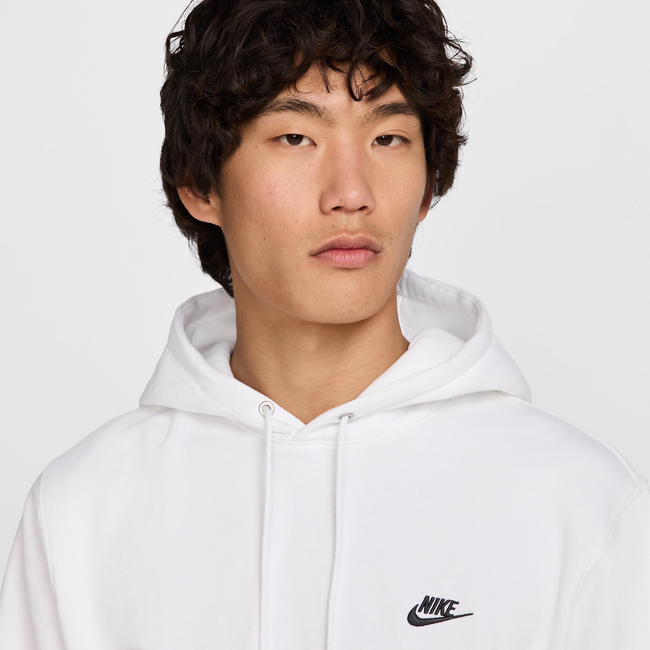 Nike Mens Club Pullover Fleece Hoodie | FN3859-100 Product Image