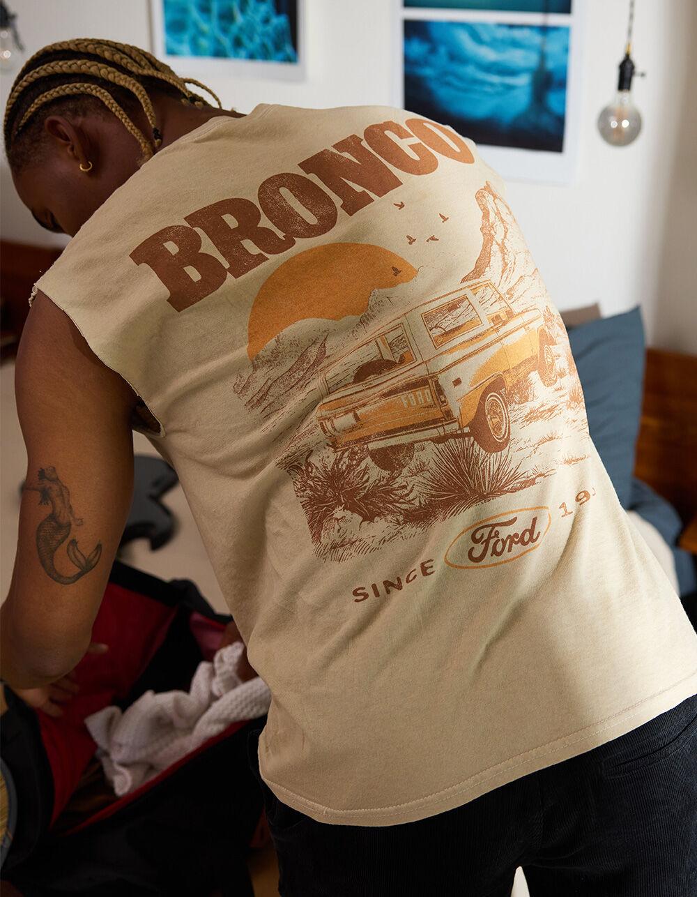 FORD Bronco Mens Muscle Tee - SAND Product Image