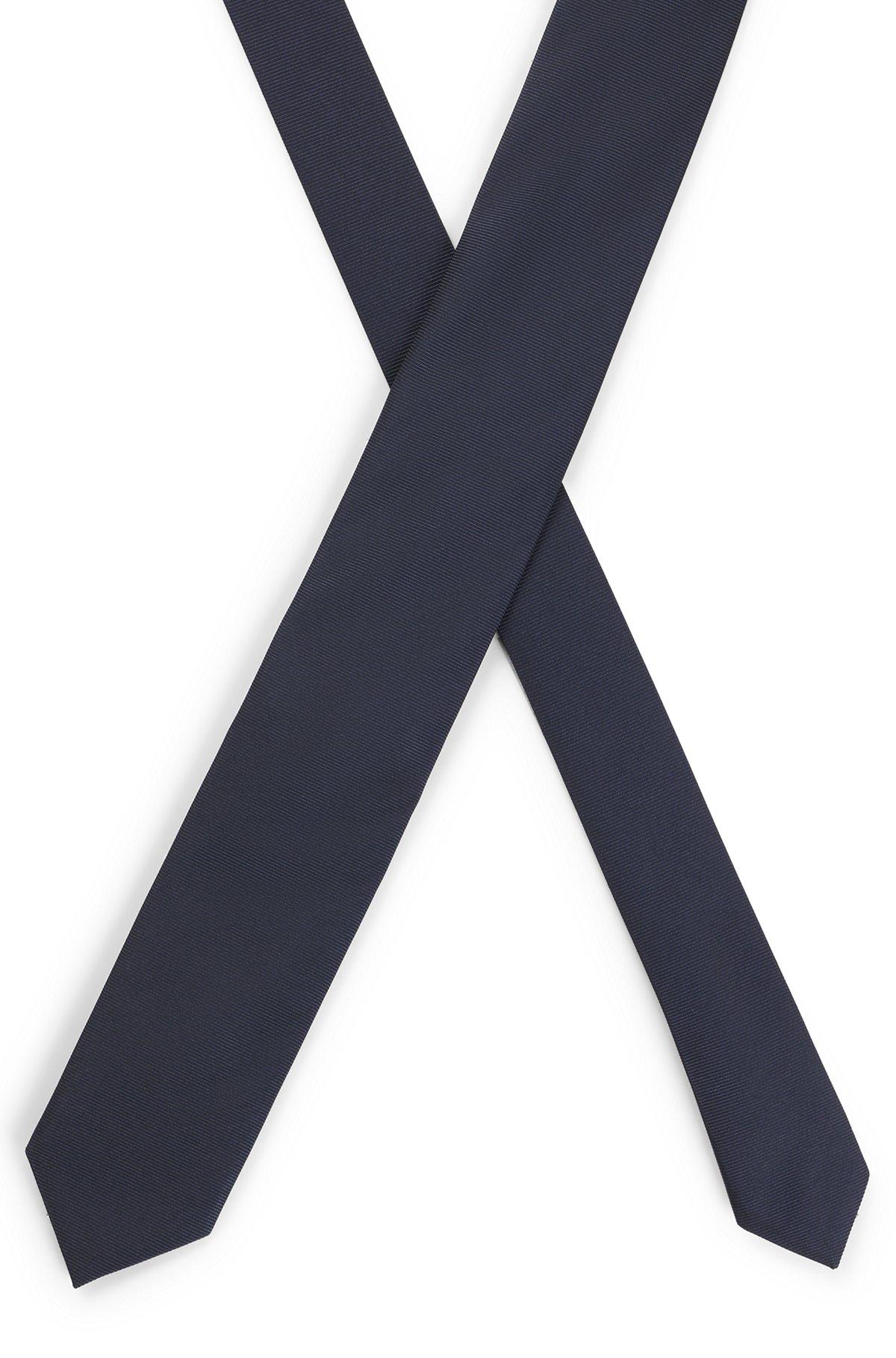 Silk-blend tie with jacquard weave Product Image