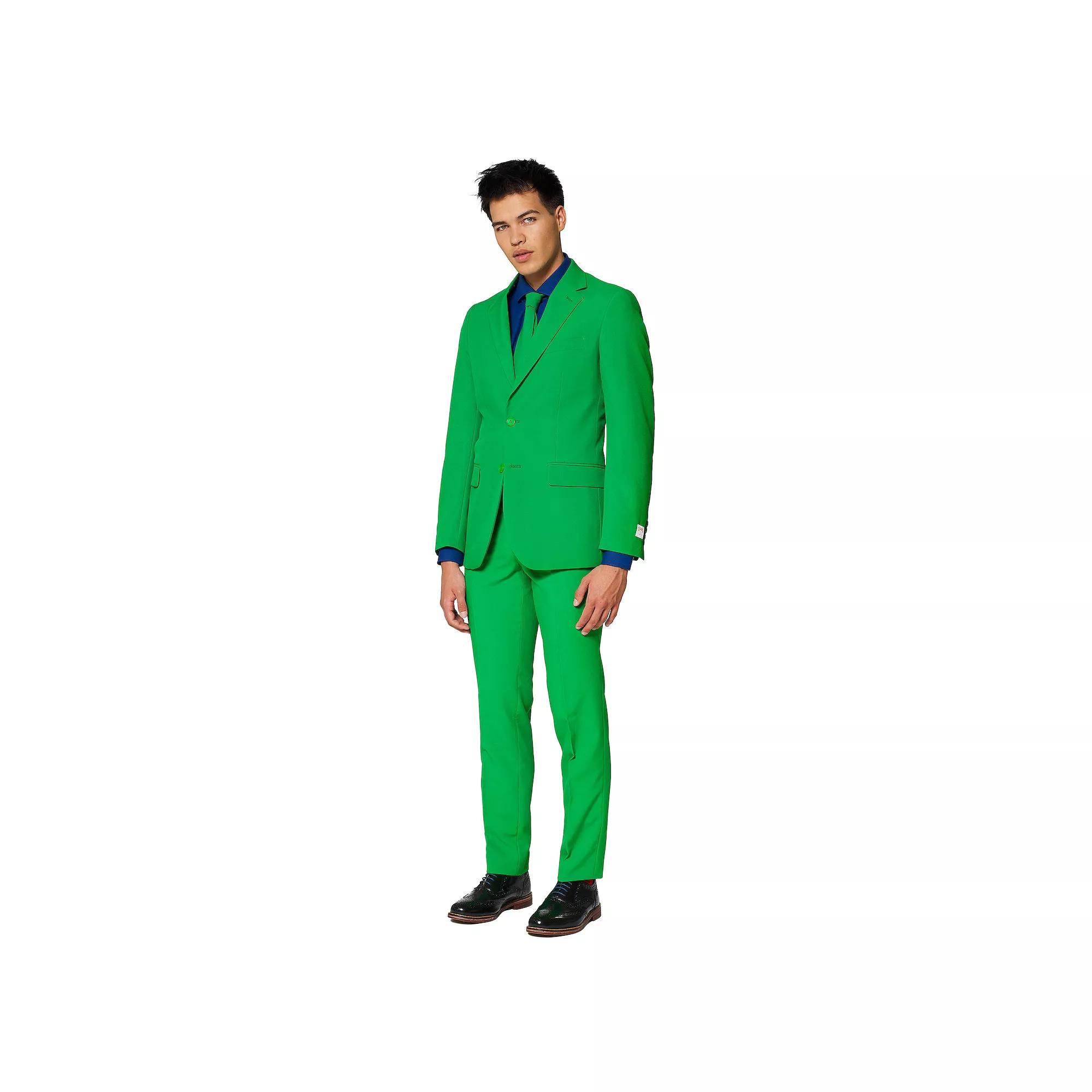 Men's OppoSuits Slim-Fit Solid Suit & Tie Set,  Product Image