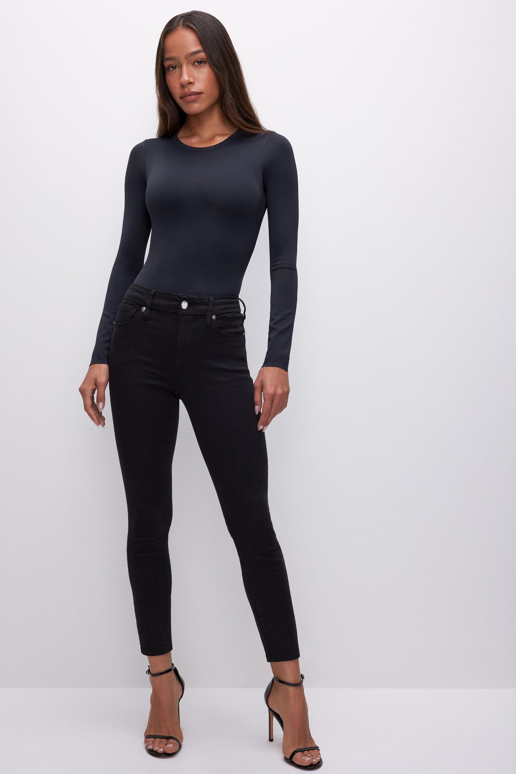 GOOD LEGS SKINNY CROPPED JEANS | BLACK001 Product Image